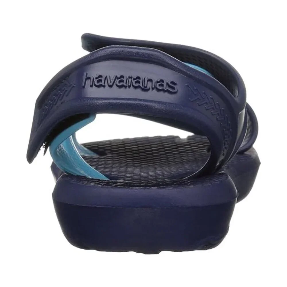 NEW Havaianas Kid Move Navy Blue Adjustable Slide Sling Back Water Shoe Sandals